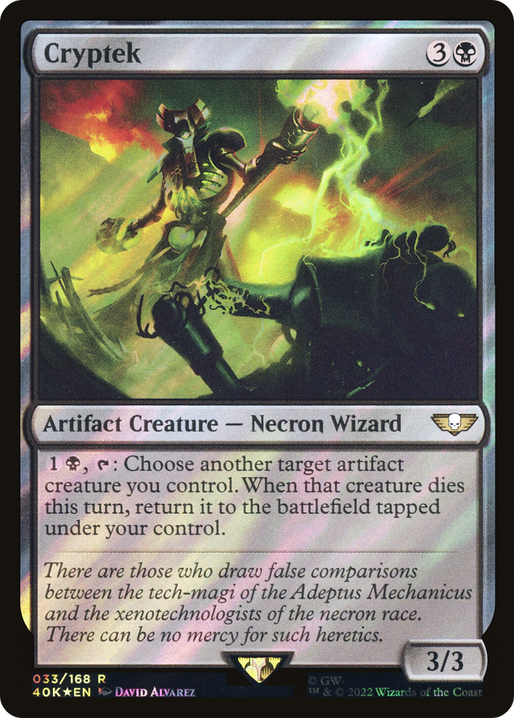 Cryptek (Surge Foil) [Warhammer 40,000]