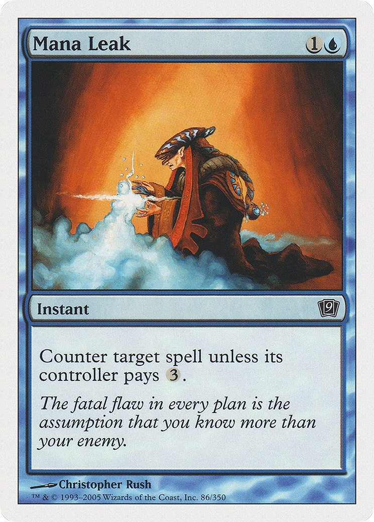 Mana Leak (9ED-086) - 9th Edition Foil