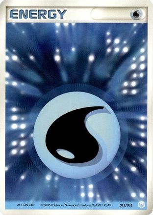 Basic Water Energy 013/015 [Gift Box Mew  Lucario Crawdaunt Quarter Deck] (Japanese)