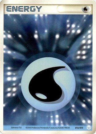 Basic Water Energy 015/015 [Gift Box Mew  Lucario Crawdaunt Quarter Deck] (Japanese)
