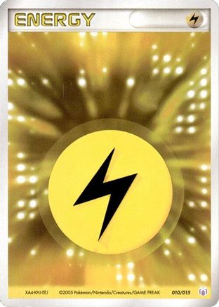 Basic Lightning Energy 010/015 [Gift Box Mew  Lucario Mew Quarter Deck] (Japanese)