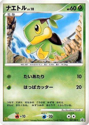 Turtwig 027/DP-P [DPP Promotional cards] (Japanese)