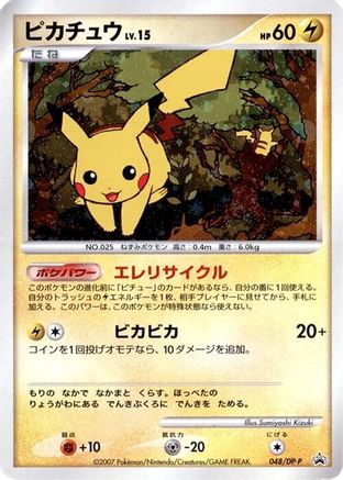Pikachu 048/DP-P [DPP Promotional cards] Holofoil (Japanese)