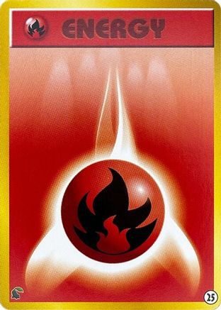 Basic Fire Energy 025 [Intro Pack Neo Chikorita] (Japanese)