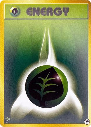 Basic Grass Energy 029 [Intro Pack Neo Chikorita] (Japanese)