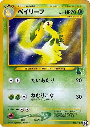 Bayleef 024 [Intro Pack Neo Chikorita] (Japanese)