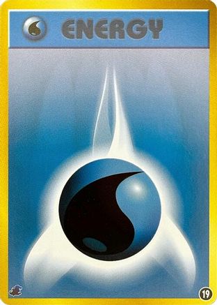 Basic Water Energy 019 [Intro Pack Neo Totodile] (Japanese)