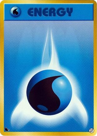 Basic Water Energy 027 [Intro Pack Squirtle] (Japanese)