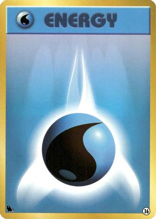 Basic Water Energy 036 [Intro Pack Squirtle] (Japanese)