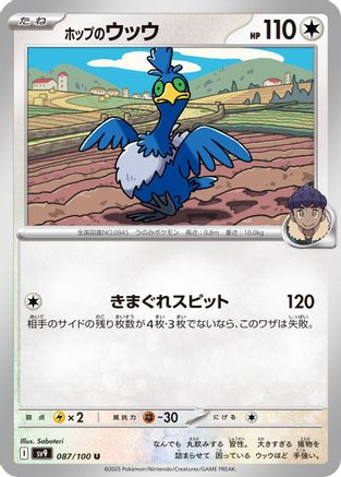 Hop's Cramorant 087/100 [SV9 Battle Partners] (Japanese)