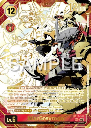 WarGreymon [BT14-101] [Release Special Booster Ver.2.5]