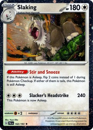 Slaking (Cosmos Holo) 162/193 [Miscellaneous Cards & Products] (Holofoil)