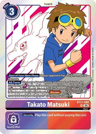 Takato Matsuki (BT21-089) [World Convergence] Foil