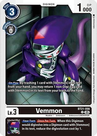 Vemmon (BT21-056) [World Convergence]
