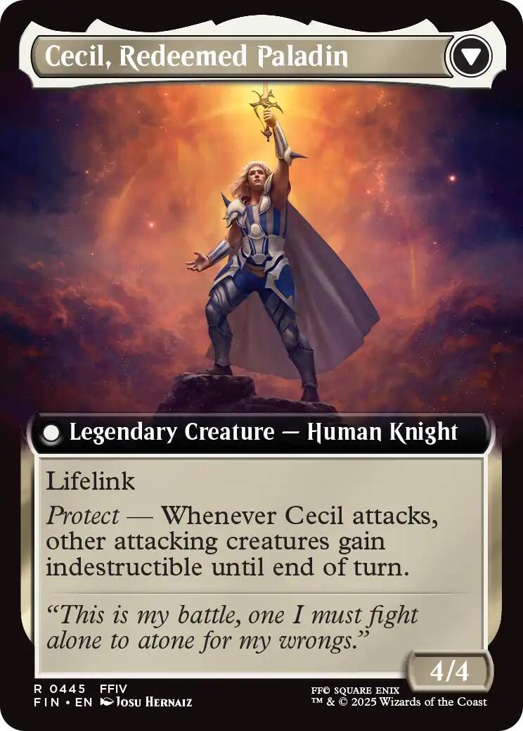 Cecil, Dark Knight (Extended Art) (FIN-445) - FINAL FANTASY: (Extended Art)