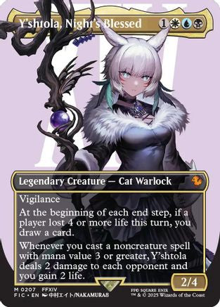 Y'shtola, Night's Blessed (Borderless) [Commander: FINAL FANTASY] Mythic