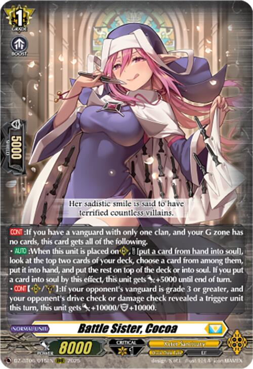 Battle Sister, Cocoa (DZ-BT06/015EN) [DZ-BT06: Generation Dragenesis]