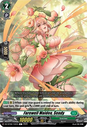 Farewell Maiden, Sendy (DZ-BT06/102EN) [DZ-BT06: Generation Dragenesis]