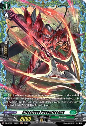 Affectless Puepuricenus (DZ-BT06/FR41EN) [DZ-BT06: Generation Dragenesis]