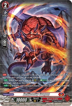 Bellicosity Dragon (SR) SR  (DZ-BT06/SR04EN)