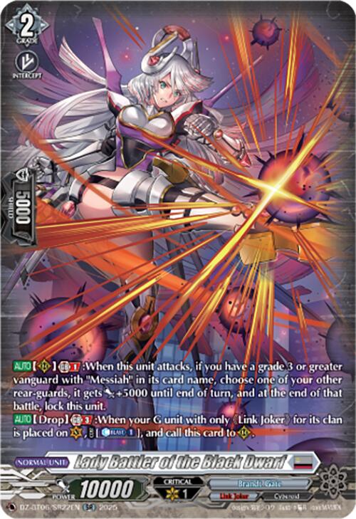 Lady Battler of the Black Dwarf (DZ-BT06/SR22EN) [DZ-BT06: Generation Dragenesis]