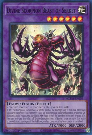 Divine Scorpion Beast of Serket [MZTM-EN005] Super Rare