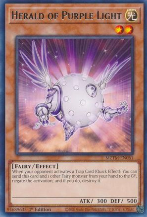 Herald of Purple Light [MZTM-EN061] Rare