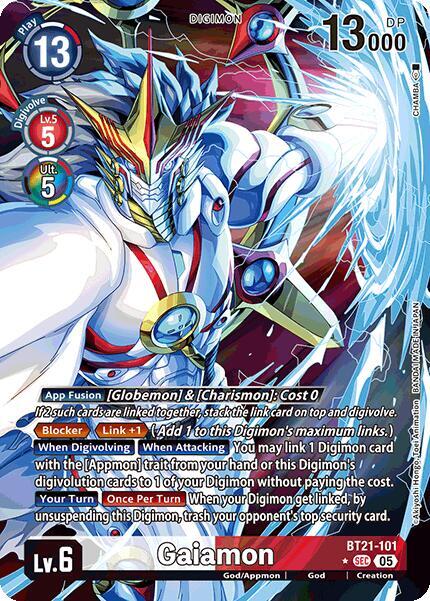 Gaiamon (Alternate Art) (BT21-101) [World Convergence] Foil