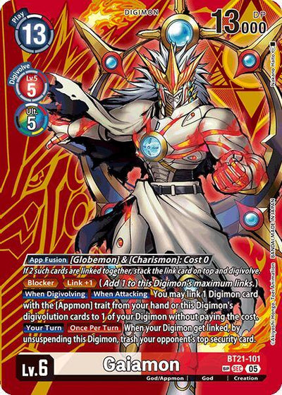 Gaiamon (SP) (BT21-101) [World Convergence] Foil