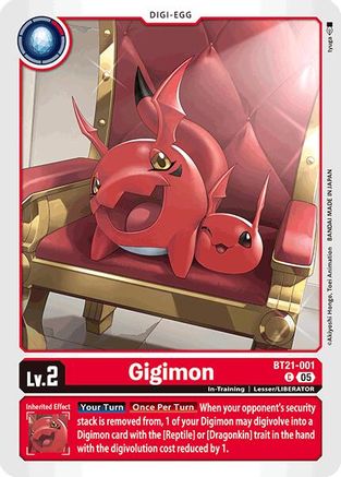 Gigimon (BT21-001) [World Convergence]