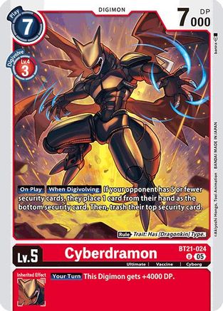 Cyberdramon (BT21-024) [World Convergence]