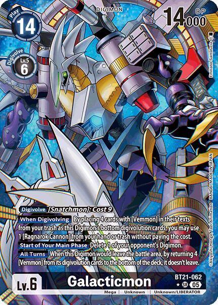 Galacticmon (Alternate Art) (BT21-062) [World Convergence] Foil