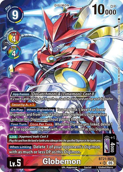 Globemon (Alternate Art) (BT21-023) [World Convergence]