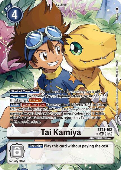 Tai Kamiya (Alternate Art) (BT21-102) [World Convergence] Foil