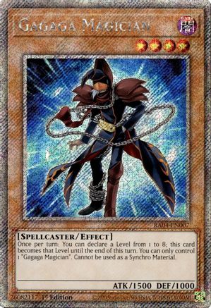 Gagaga Magician [RA04-EN007] Platinum Secret Rare