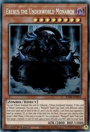 Erebus the Underworld Monarch [RA04-EN019] Prismatic Collector's Rare