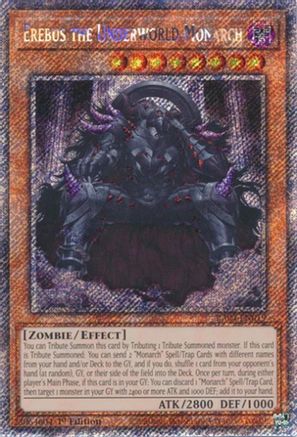 Erebus the Underworld Monarch [RA04-EN019] Platinum Secret Rare