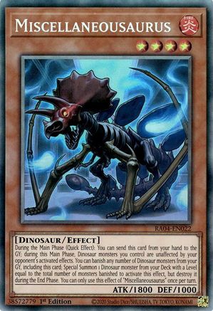 Miscellaneousaurus [RA04-EN022] Prismatic Collector's Rare