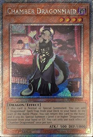 Chamber Dragonmaid [RA04-EN032] Platinum Secret Rare