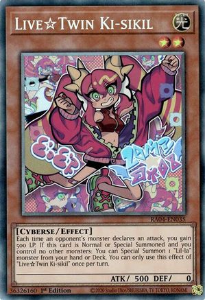 Live★Twin Ki-sikil [RA04-EN035] Prismatic Collector's Rare