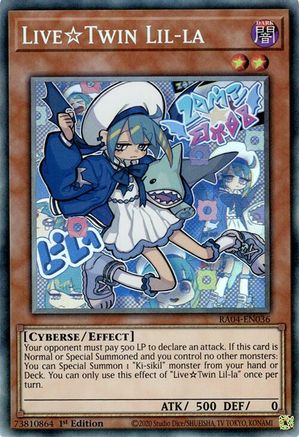 Live★Twin Lil-la [RA04-EN036] Prismatic Collector's Rare