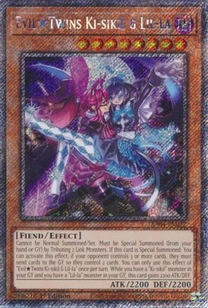 Evil★Twins Ki-sikil & Lil-la [RA04-EN037] Platinum Secret Rare