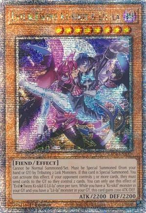 Evil★Twins Ki-sikil & Lil-la [RA04-EN037] Quarter Century Secret Rare