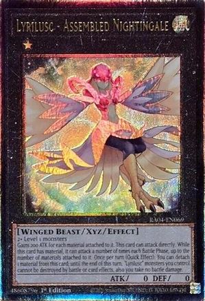 Lyrilusc - Assembled Nightingale [RA04-EN069] Prismatic Ultimate Rare