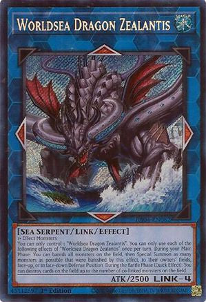 Worldsea Dragon Zealantis [RA04-EN082] Secret Rare