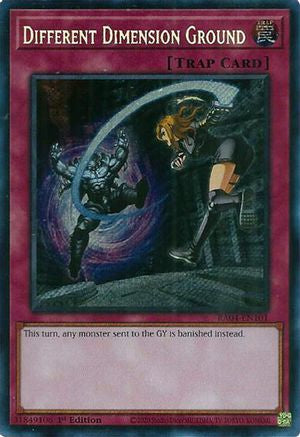 Different Dimension Ground [RA04-EN101] Secret Rare
