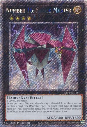 Number 16: Shock Master [RA04-EN166] Platinum Secret Rare