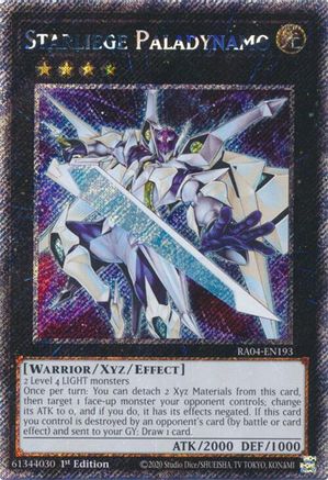 Starliege Paladynamo [RA04-EN193] Platinum Secret Rare