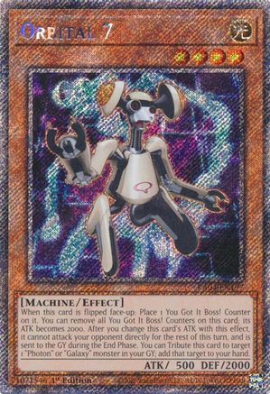 Orbital 7 [RA04-EN197] Platinum Secret Rare