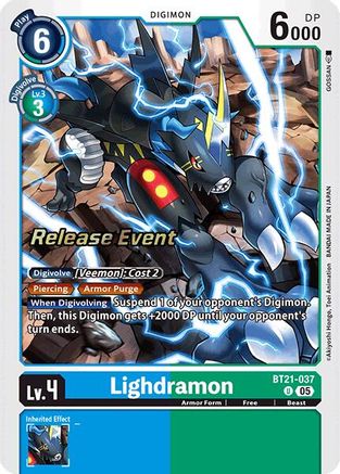 Lighdramon [BT21-037] [World Convergence Release Event Cards]